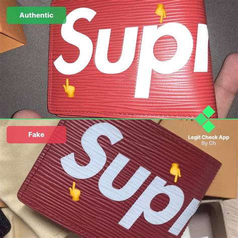 supreme lv wallet replica